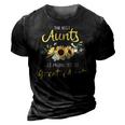Womens The Best Aunts Get Promoted To Great Aunt New Great Aunt 3D Print Casual Tshirt Vintage Black