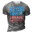 4Th Of July S For Men Faith Family Friends Freedom 3D Print Casual Tshirt Grey