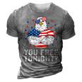 Are You Free Tonight 4Th Of July Independence Day Bald Eagle 3D Print Casual Tshirt Grey
