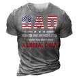 At Least You Dont Have A Liberal Child American Flag 3D Print Casual Tshirt Grey