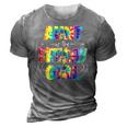 Aunt Of The Birthday Girl Matching Family Tie Dye 3D Print Casual Tshirt Grey