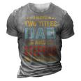 Best Dad And Stepdad Cute Fathers Day Gift From Wife V3 3D Print Casual Tshirt Grey
