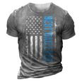 Best Dad Ever Us American Flag Gift For Fathers Day 3D Print Casual Tshirt Grey