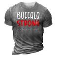 Buffalo Strong Quote Pray For Buffalo Cool Buffalo Strong 3D Print Casual Tshirt Grey