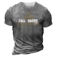 Call Of Daddy Parenting Ops Gamer Dads Funny Fathers Day 3D Print Casual Tshirt Grey