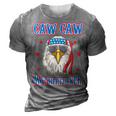 Caw Caw Motherfucker Funny 4Th Of July Patriotic Eagle 3D Print Casual Tshirt Grey