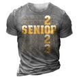 Class Of 2023 Senior 2023 Graduation Or First Day Of School 3D Print Casual Tshirt Grey