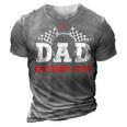 Dad Birthday Crew Race Car Racing Car Driver Daddy Papa 3D Print Casual Tshirt Grey