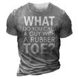 Dad Joke Novelty Tee The One About A Guy With A Rubber Toe 3D Print Casual Tshirt Grey
