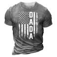 Dada Gift America Flag Gift For Men Fathers Day 3D Print Casual Tshirt Grey