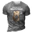 Dogs 365 Anatomy Of A Soft Coated Wheaten Terrier Dog 3D Print Casual Tshirt Grey