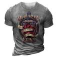 Duquette Blood Runs Through My Veins Name 3D Print Casual Tshirt Grey