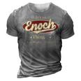 Enoch Shirt Personalized Name Gifts T Shirt Name Print T Shirts Shirts With Name Enoch 3D Print Casual Tshirt Grey