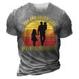 Father Grandpa Dad And Daughters Best Friends For Life Vintage137 Family Dad 3D Print Casual Tshirt Grey
