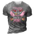 Father Grandpa Daddys Girl I Used To Be His Angel Now He Is Mine Daughter 256 Family Dad 3D Print Casual Tshirt Grey