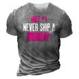 Fitness Gym Inspiration Quote Rule 1 Never Skip A Monday 3D Print Casual Tshirt Grey