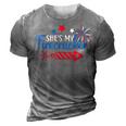 Funny 4Th Of July She Is My Firework Patriotic Us Couples 3D Print Casual Tshirt Grey