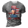 Funny Joe Biden Happy 4Th Of Easter Confused 4Th Of July 3D Print Casual Tshirt Grey