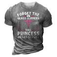 Funny Nurse Gift For Women Cool This Princess Wears Scrubs Raglan Baseball Tee 3D Print Casual Tshirt Grey