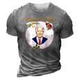Funny Ugly Christmas Vintage Joe Biden Merry 4Th Of July 3D Print Casual Tshirt Grey