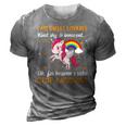 Funny Unicorn Kind Rainbow Graphic Plus Size 3D Print Casual Tshirt Grey