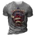 Groover Blood Runs Through My Veins Name 3D Print Casual Tshirt Grey