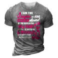 I Am The Daughter Of A King Fathers Day For Women 3D Print Casual Tshirt Grey