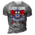 I Just Came To Get Lit & Bang Funny 4Th Of July Fireworks 3D Print Casual Tshirt Grey