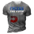 I Plead Fifth 5Th Amendment Constitution Rights Print 3D Print Casual Tshirt Grey