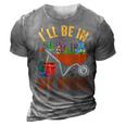 Ill Be In My Office Garden Funny Distressed Gardening 3D Print Casual Tshirt Grey