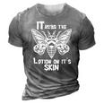 It Rubs The Lotion On Its Skins 3D Print Casual Tshirt Grey