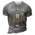 Its A Burlingame Thing You Wouldnt Understand Name 3D Print Casual Tshirt Grey