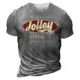 Its A Jolley Thing You Wouldnt Understand Shirt Personalized Name Gifts T Shirt Shirts With Name Printed Jolley 3D Print Casual Tshirt Grey