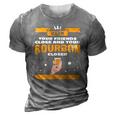 Keep Your Friends Close And Your Bourbon Closer Whiskey 3D Print Casual Tshirt Grey