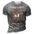 Martinez Blood Run Through My Veins Name 3D Print Casual Tshirt Grey