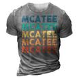 Mcatee Name Shirt Mcatee Family Name 3D Print Casual Tshirt Grey