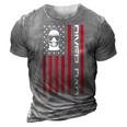Mens 4Th Of July Us Flag Diver Dad Gift For Fathers Day 3D Print Casual Tshirt Grey