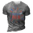 Mens All American Dad 4Th Of July Family Matching Cute Holiday 3D Print Casual Tshirt Grey