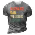 Mens Funny Welder Husband Dad Welding Legend Vintage 3D Print Casual Tshirt Grey