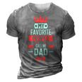 Mens My Favorite People Call Me Pop Fathers Day 3D Print Casual Tshirt Grey