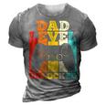 Mens Pregnancy Announcement Dad Level Unlocked Soon To Be Father V2 3D Print Casual Tshirt Grey