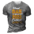 Mens Proud Dad Of A 2022 Graduate Graduation College Student Papa 3D Print Casual Tshirt Grey