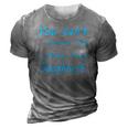Mens You Cant Scare Me I Have Two Daughters Fathers Day 3D Print Casual Tshirt Grey