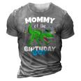Mommy Of The Birthday Boy Dinosaurrex Anniversary 3D Print Casual Tshirt Grey