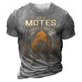 Motes Name Shirt Motes Family Name V2 3D Print Casual Tshirt Grey