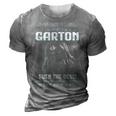 Never Underestimate The Power Of An Garton Even The Devil V8 3D Print Casual Tshirt Grey