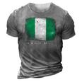 Nigeria Nigerian Flag Gift Souvenir 3D Print Casual Tshirt Grey
