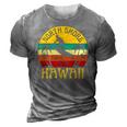 North Shore Beach Hawaii Surfing Surfer Ocean Vintage 3D Print Casual Tshirt Grey