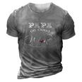 Papa On Cloud Wine New Dad 2018 And Baby 3D Print Casual Tshirt Grey