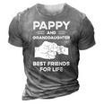 Pappy And Granddaughter Best Friends For Life Matching 3D Print Casual Tshirt Grey